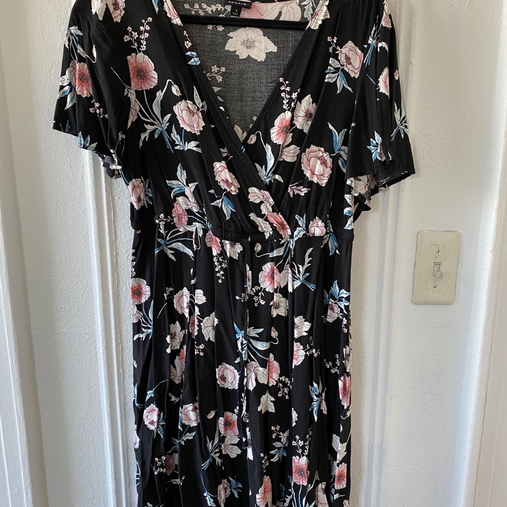 Torrid floral skater style dress